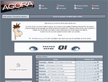 Tablet Screenshot of agora-photo.com